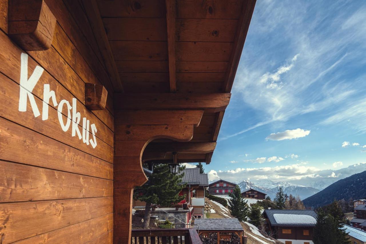 Chalet Krokus Riederalp Exteriör bild